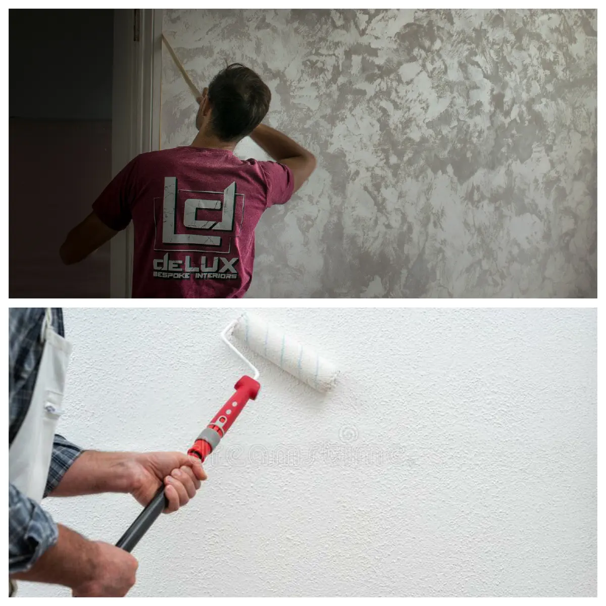 The difference between venetian plaster or paint